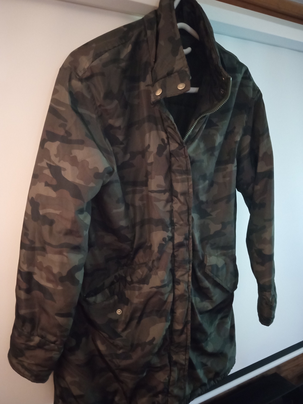 Men's Camo Field Jacket - Green Camouflage - Picture 3 of 6